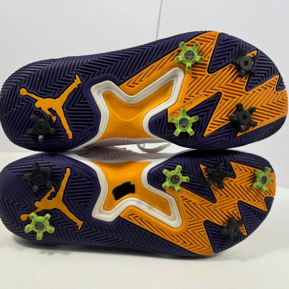 Jordan ADG‎ Golf Shoes Men Spiked White Multicolor Size 11